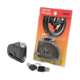 Candado Moto Alarma Freno De Disco Origi