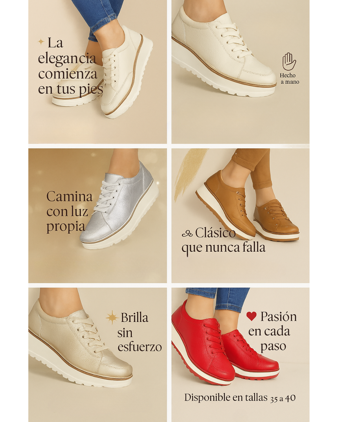 Zapatos 100% CUERO - ZNTODO
