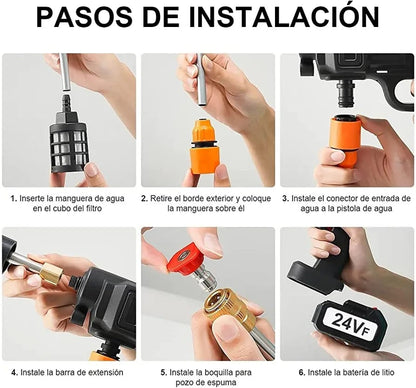 HIDROLAVADORA ULTRA X Inalámbrica Portátil