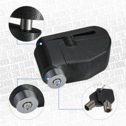 Candado Moto Alarma Freno De Disco Origi